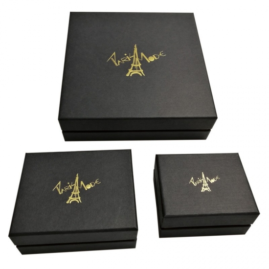 Golden Custom Logo Lid and Base box