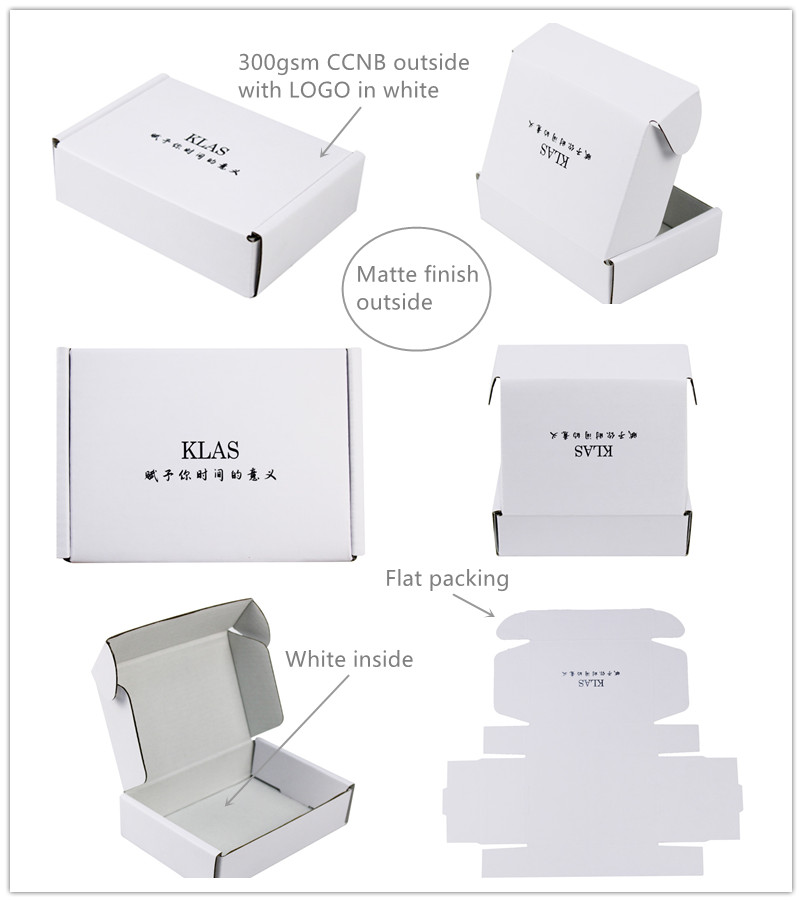 white mailing box