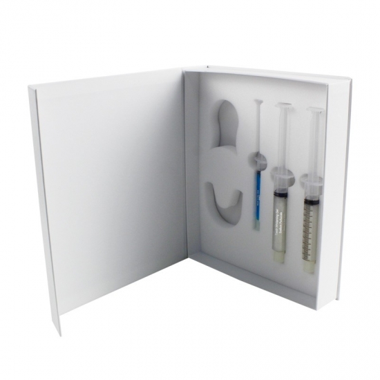 Skincare Classic White Book Shaped Magnetic Box