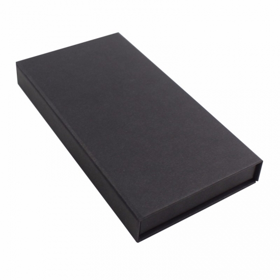 Small Rectangle Black Packing Box Magnetic Lid