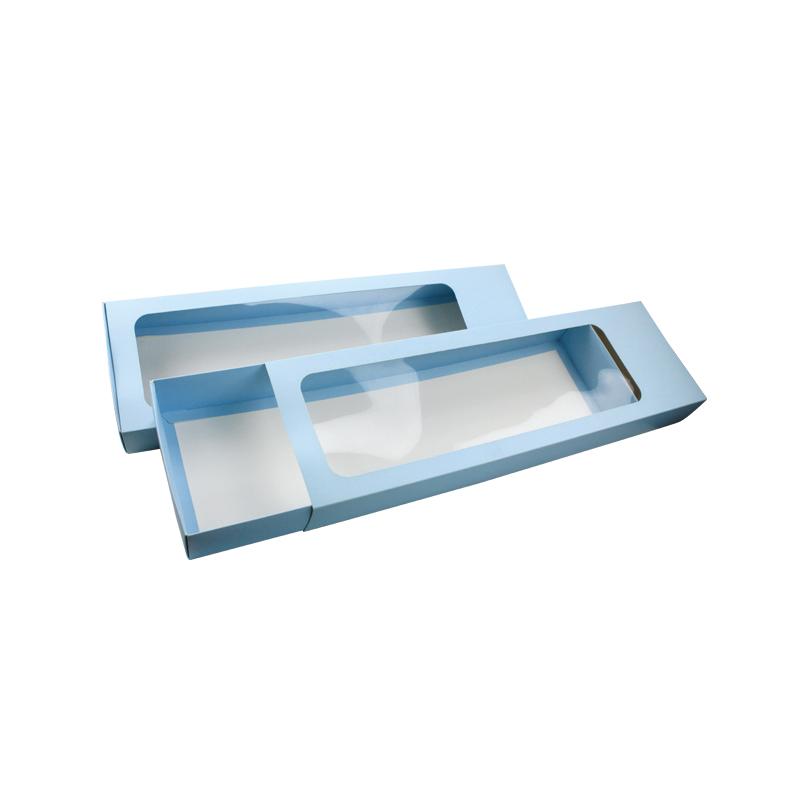 Soft Card Cover With Transparent Window Sliding Box